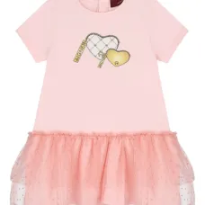 Платье из тюля с аппликацией