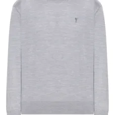 Свитер с вышитым логотипом