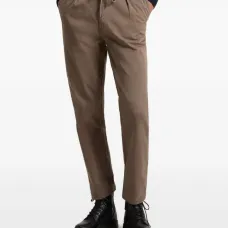 Брюки с кулиской и складками