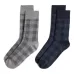 Комплект из двух пар носков в клетку