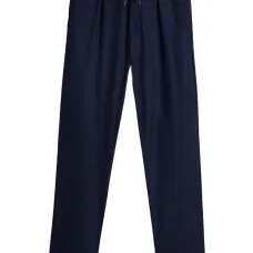 Брюки с кулиской и складками