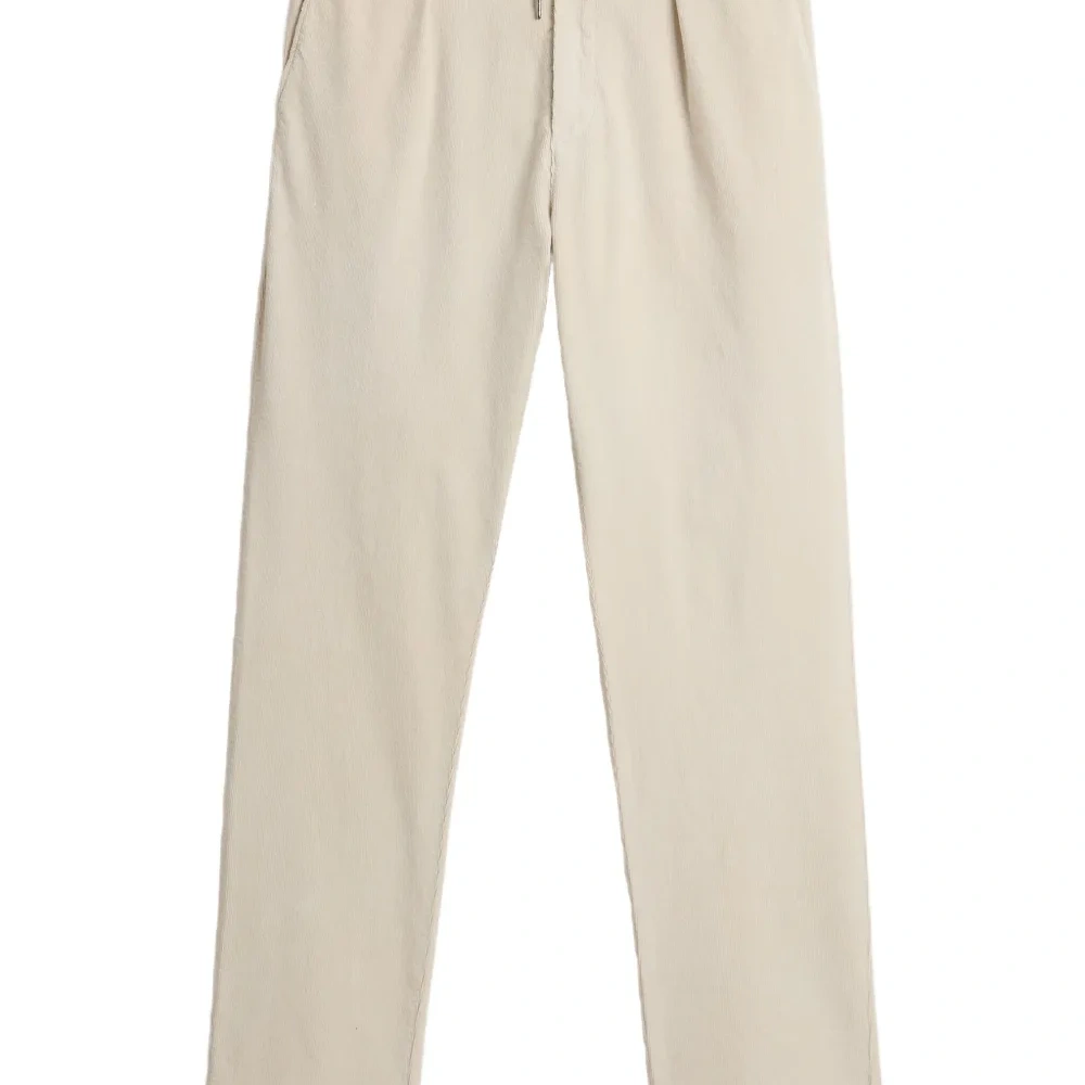 Брюки с кулиской и складками