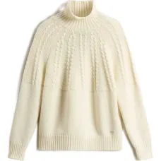 Свитер фактурной вязки с высоким воротником Свитер фактурной вязки с высоким воротником