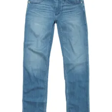 Прямые джинсы с нашивкой