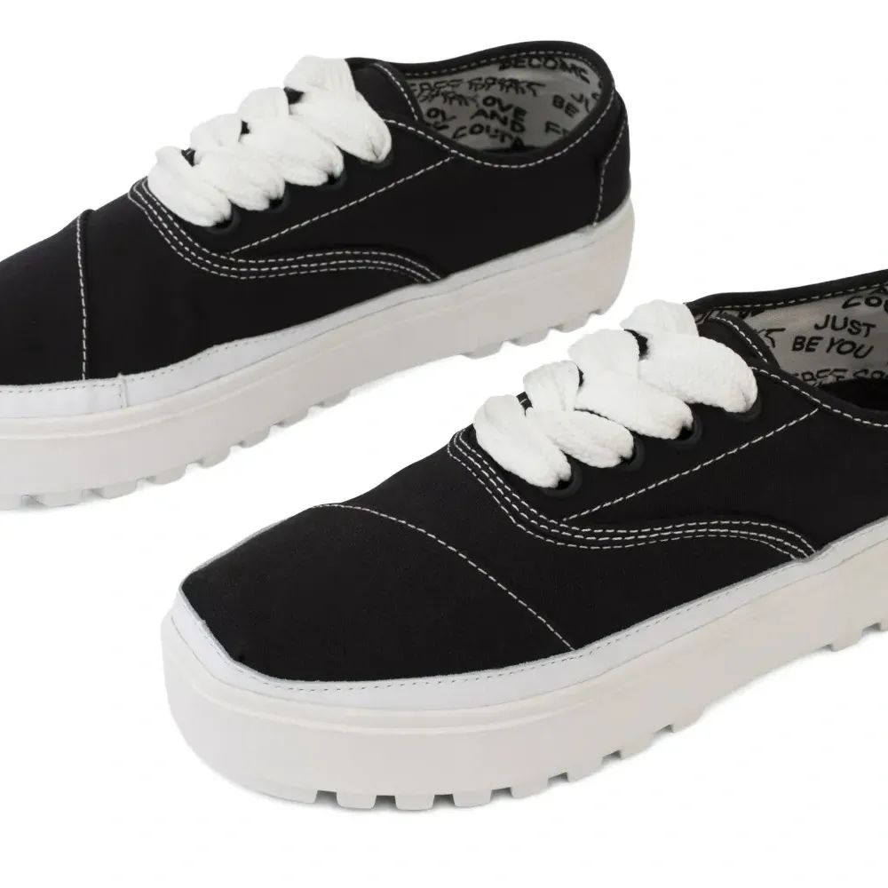 Кеды Cordones Lug Black/White Кеды Cordones Lug Black/White