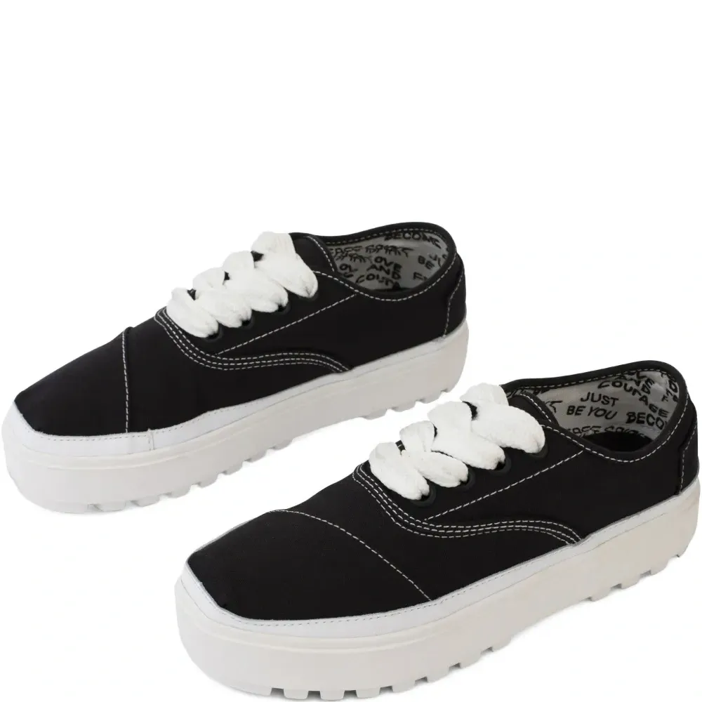 Кеды Cordones Lug Black/White Кеды Cordones Lug Black/White