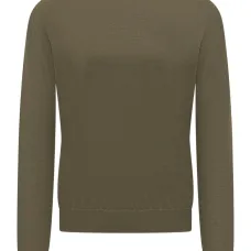 Свитер с круглым вырезом