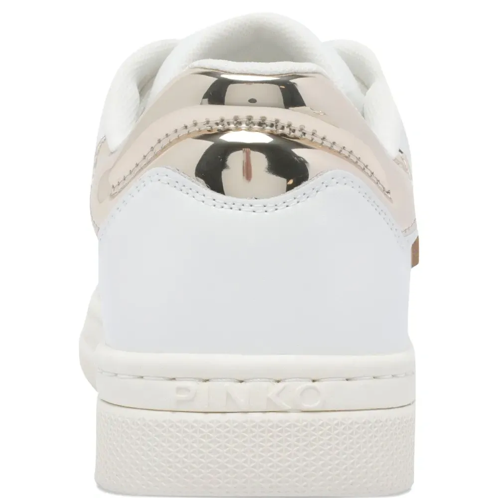 Кроссовки с эффектом металлик