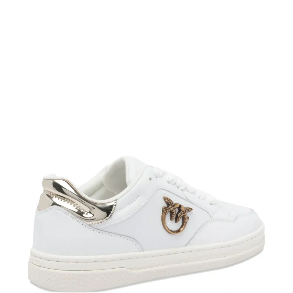 Кроссовки с эффектом металлик