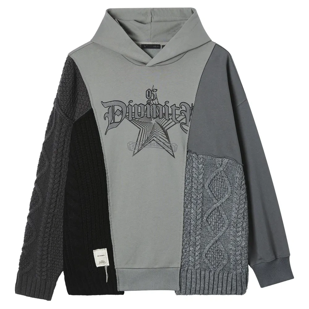 Худи фактурной вязки