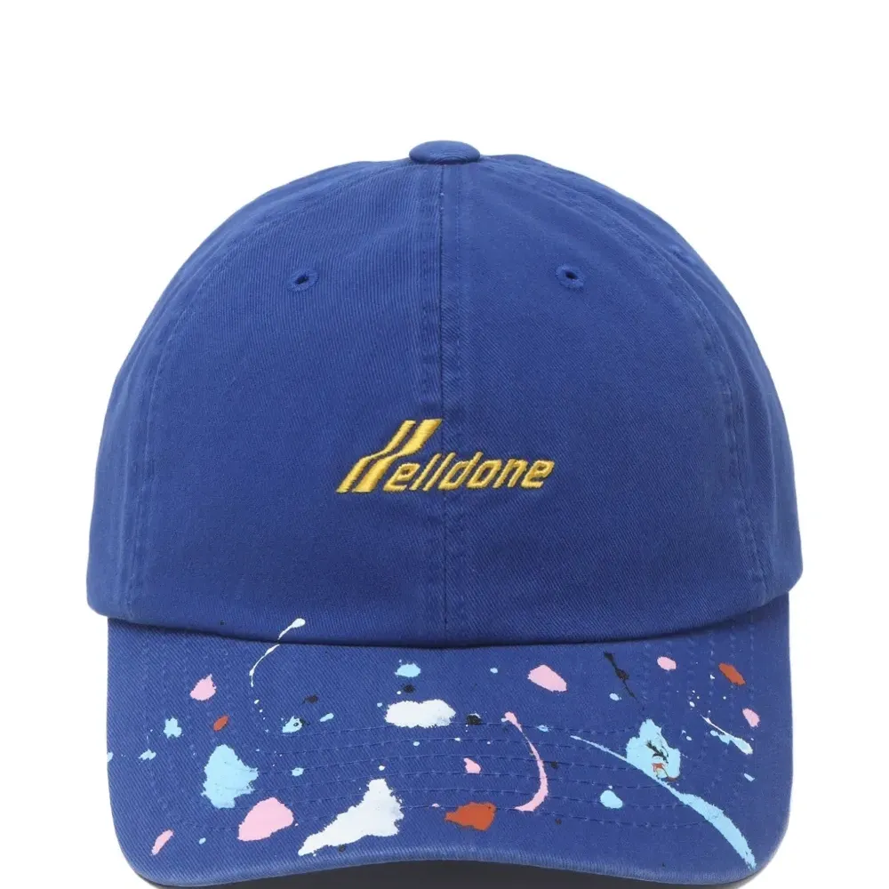 Кепка с эффектом разбрызганной краски и вышитым логотипом