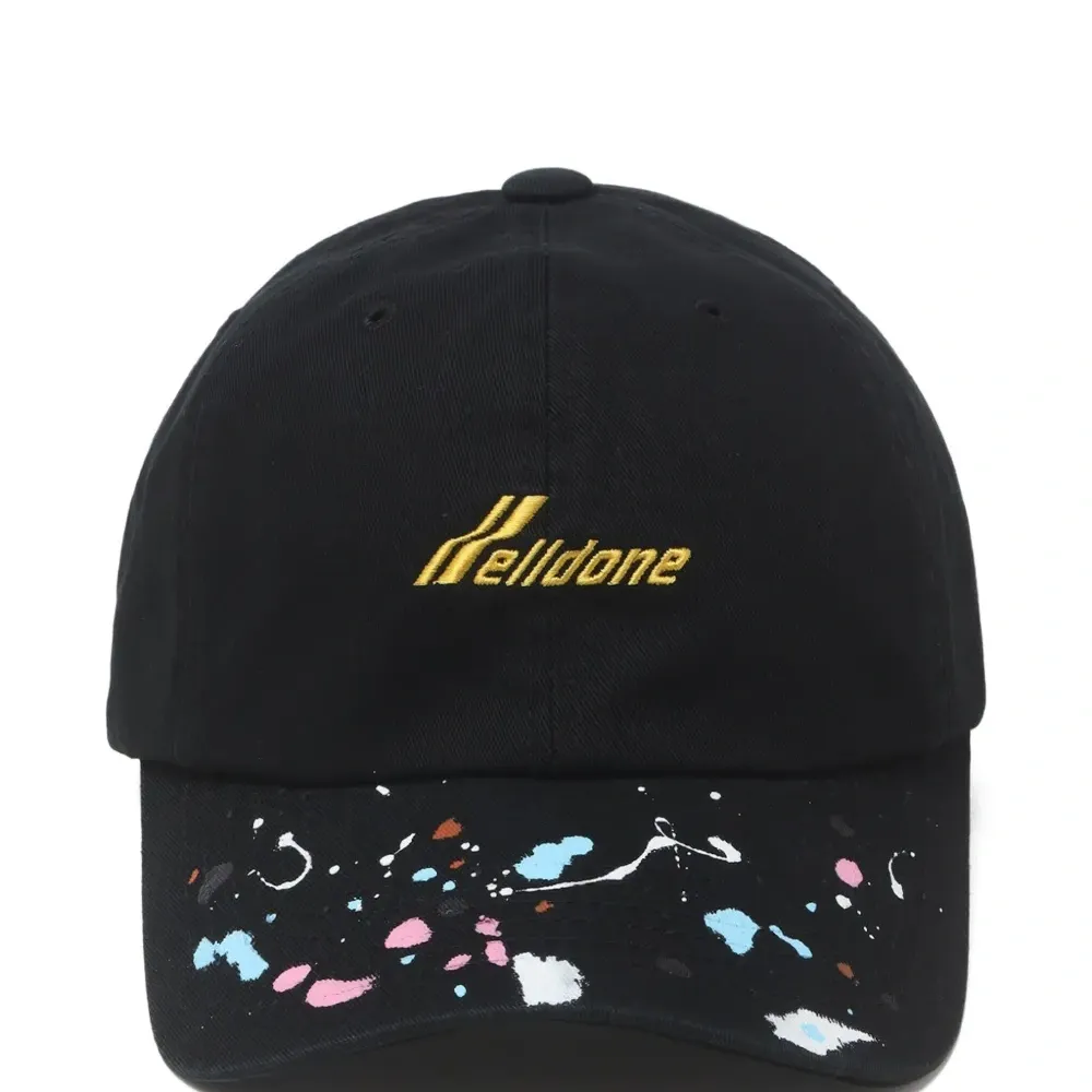 Бейсболка с эффектом разбрызганной краски