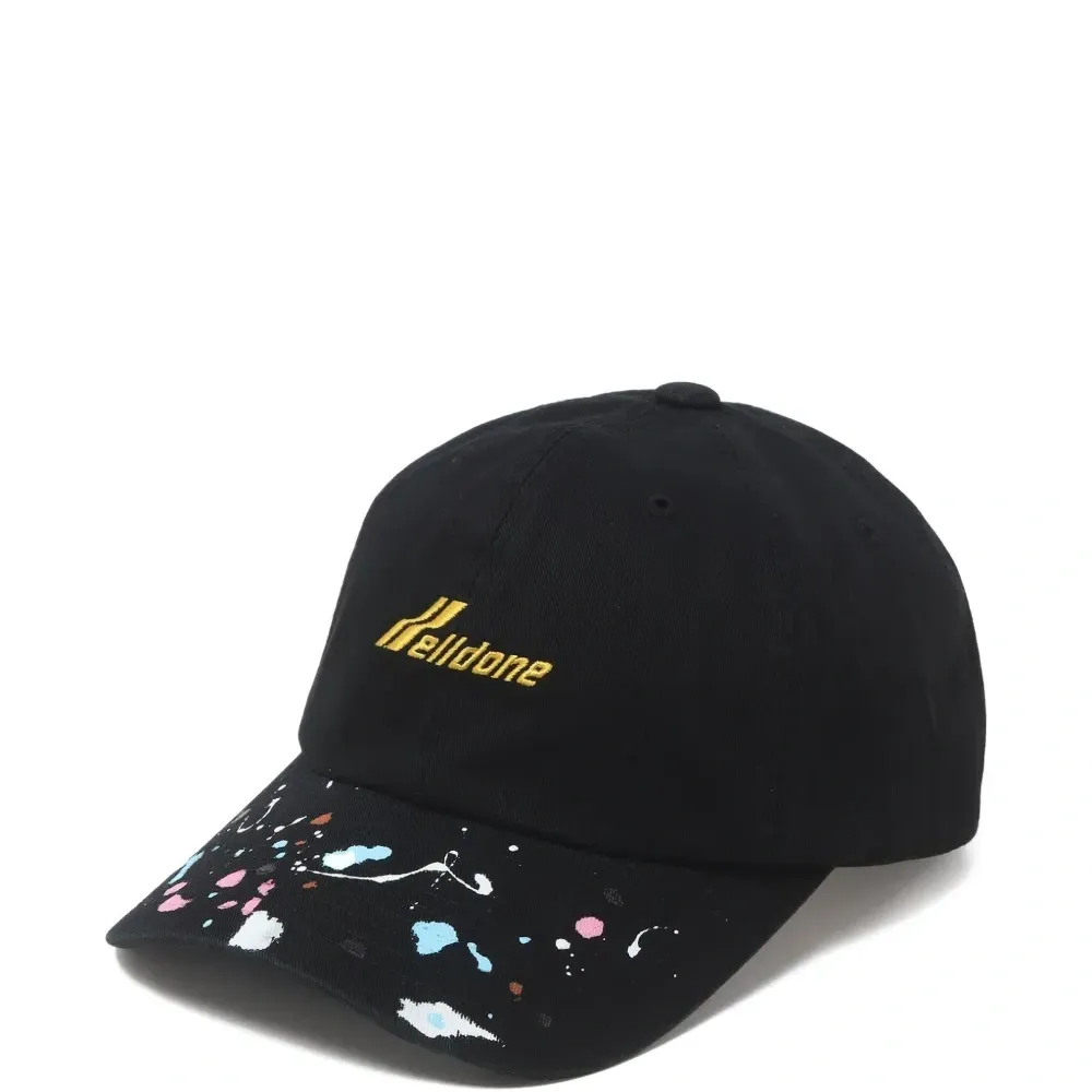 Бейсболка с эффектом разбрызганной краски