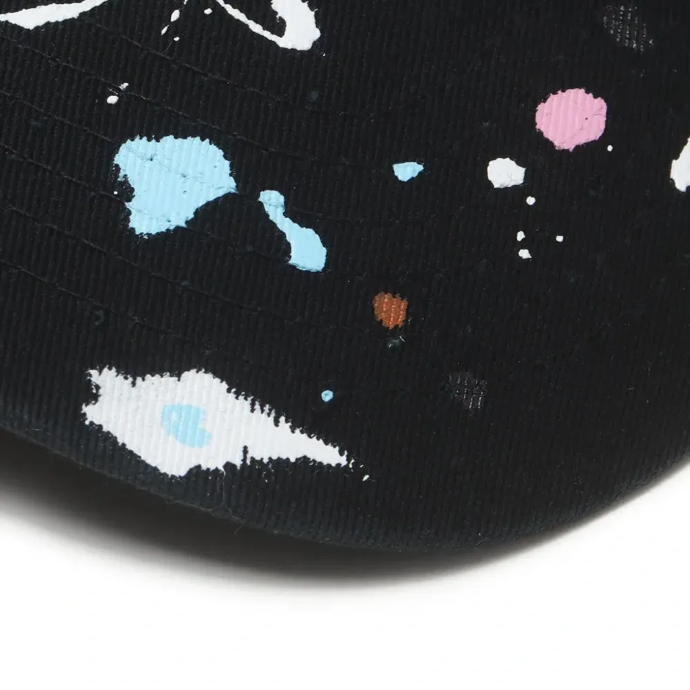 Бейсболка с эффектом разбрызганной краски