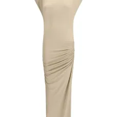 Платье миди со сборками