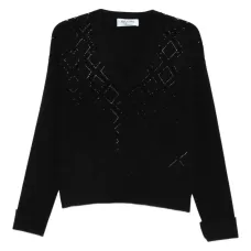 Декорированный свитер с геометричным узором