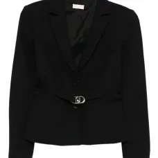 Однобортная куртка с поясом