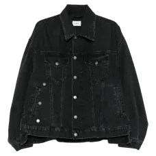 Джинсовая куртка на пуговицах