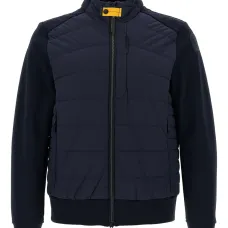 Стеганая куртка с высоким воротником