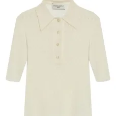 Рубашка поло рыхлой вязки