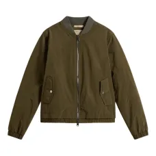 Бомбер с манжетами в рубчик Бомбер с манжетами в рубчик