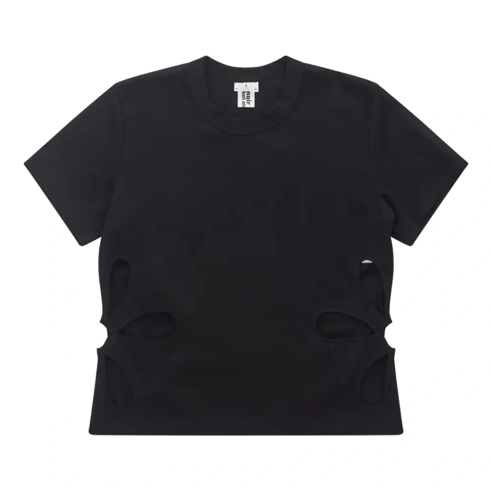 Футболка с круглым вырезом и короткими рукавами