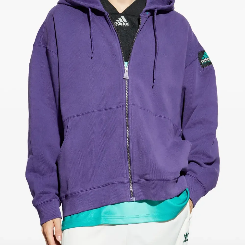 Худи на молнии с нашивкой-логотипом Худи на молнии с нашивкой-логотипом