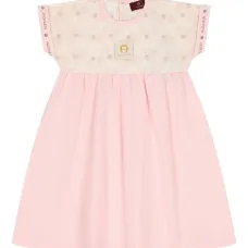 Платье с вышивкой и цветочным принтом