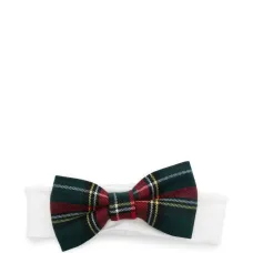 Повязка на голову с клетчатым бантом