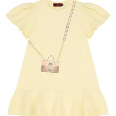 Платье с объемными рукавами