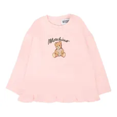 Футболка с принтом и оборками