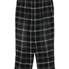 Клетчатые брюки с эластичным поясом