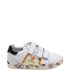 Кроссовки с ремешком и графическим принтом