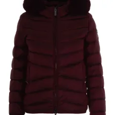 Стеганая куртка с капюшоном