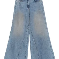 Широкие джинсы с заниженной талией