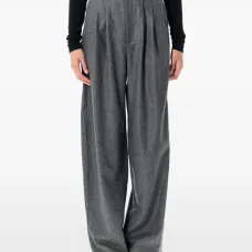 Прямые брюки с поясом Прямые брюки с поясом