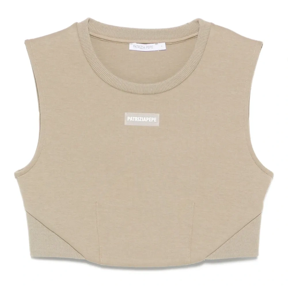 Топ с круглым вырезом