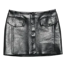 Юбка мини на пуговицах