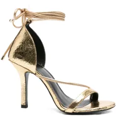Босоножки с эффектом металлик Босоножки с эффектом металлик