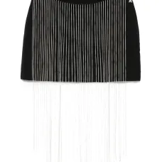 Юбка мини со стразами