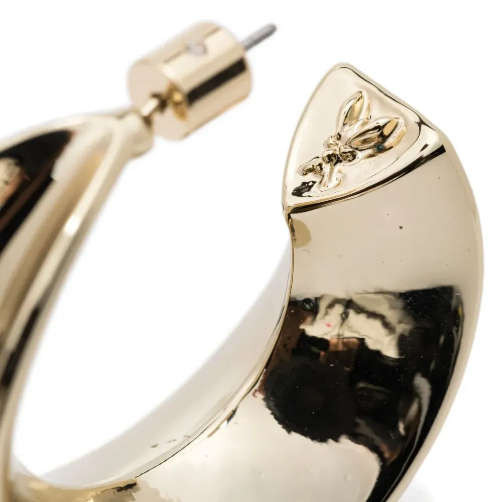 Серьги-кольца Waves