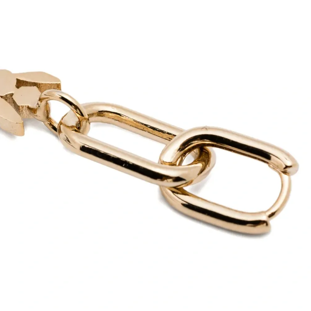 Серьги-кольца Double Chain с подвесками Серьги-кольца Double Chain с подвесками