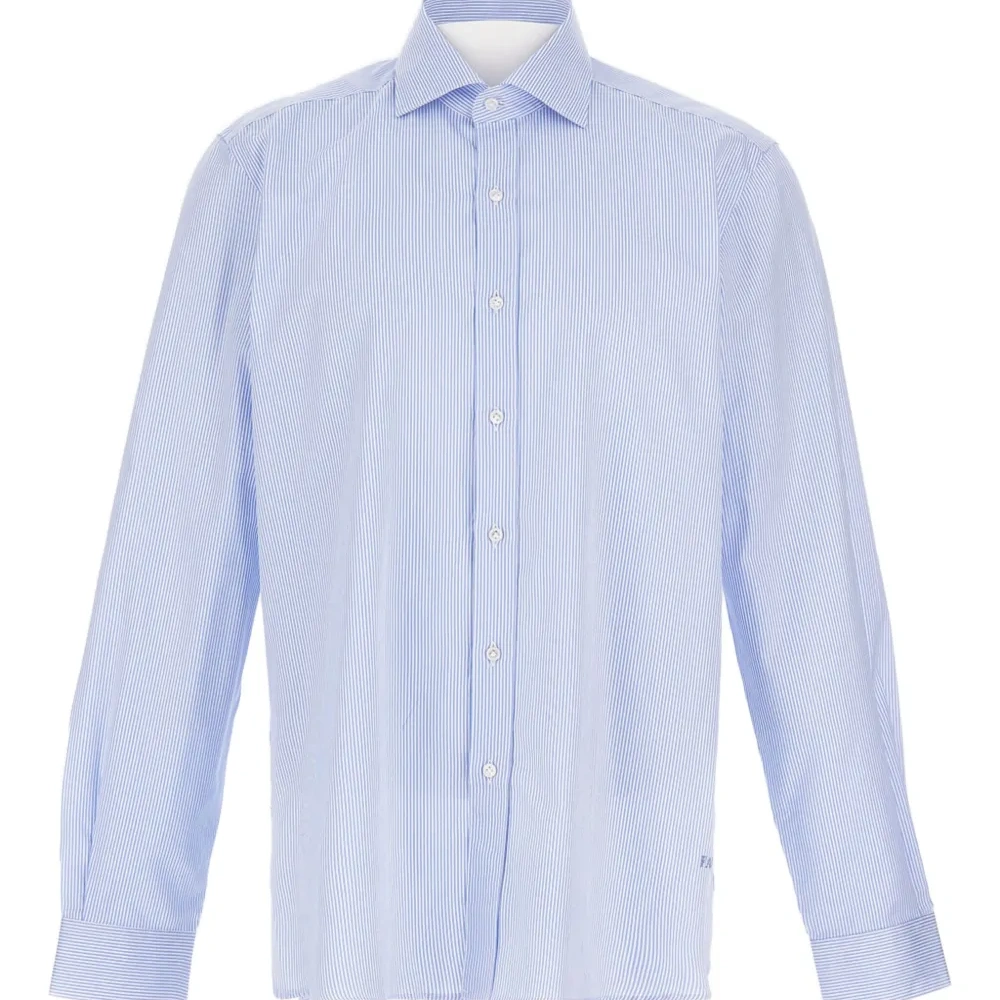 Полосатая рубашка с длинными рукавами