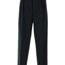 Плиссированные брюки прямого кроя