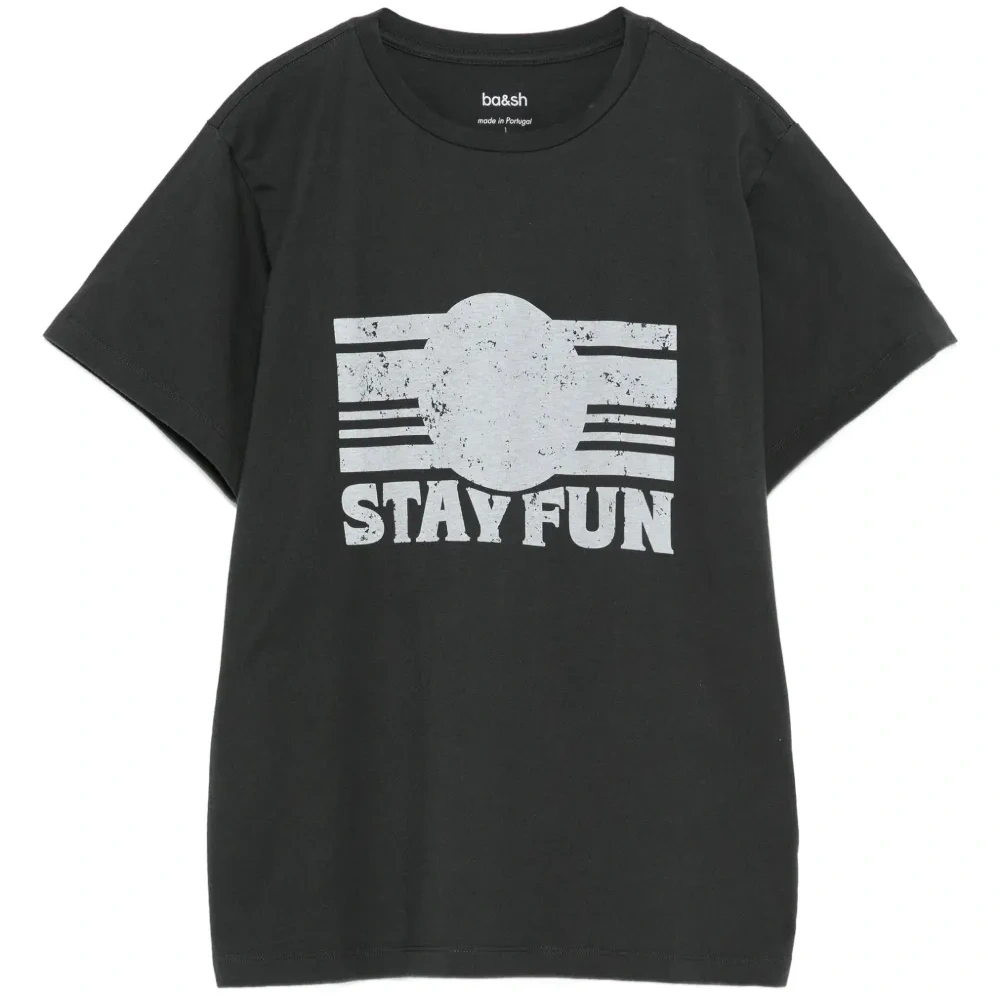 Хлопковая футболка с графическим принтом