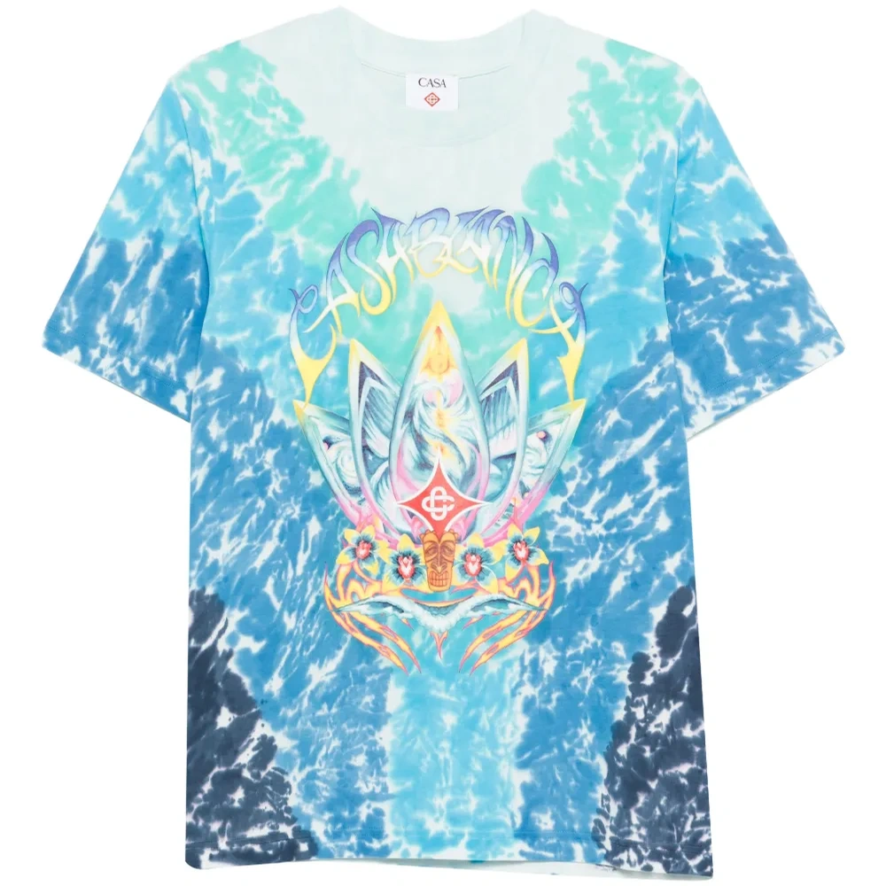 Футболка с принтом лотоса