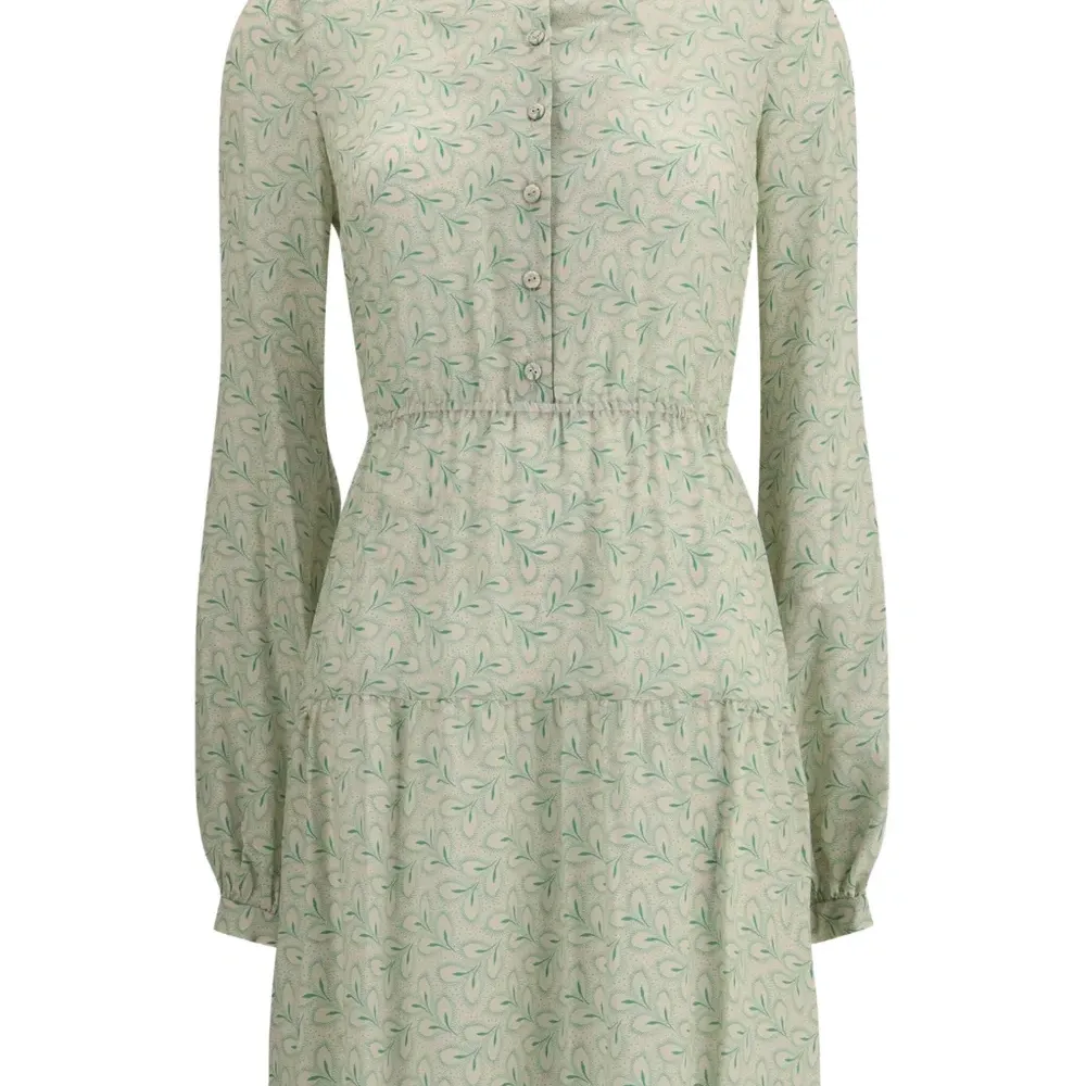 Платье миди с принтом