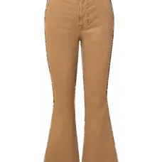 Расклешенные джинсы с завышенной талией