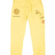 Спортивные брюки Born Unwanted Embroidered Yellow