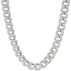 Массивное серебряное колье